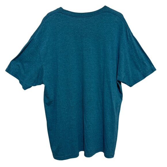 Star Wars Boba Fett Graphic T-Shirt Heather Teal Short Sleeve Crewneck Unisx 2XL - Picture 2 of 7